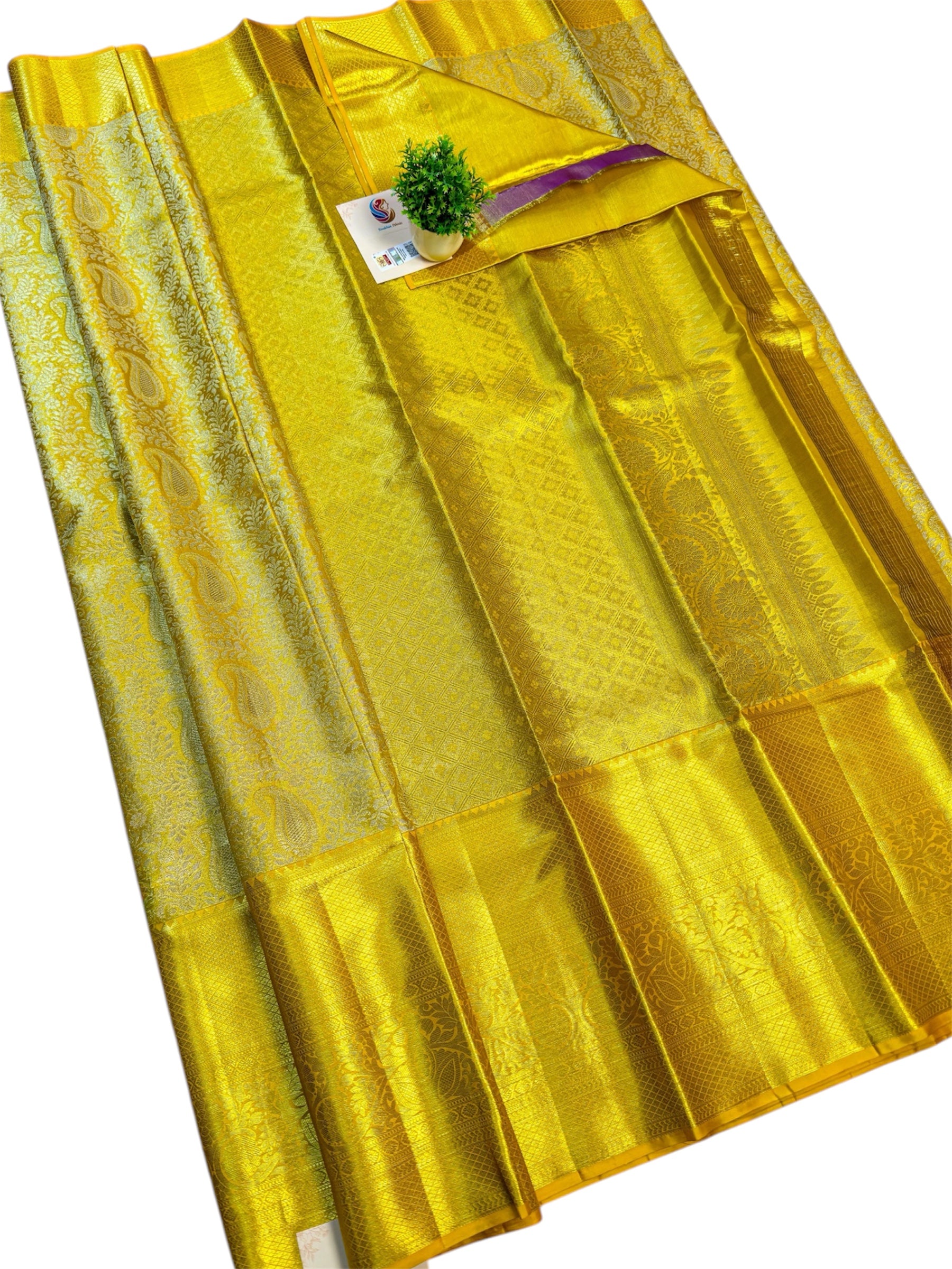 Yellow Tissue Kanjivaram