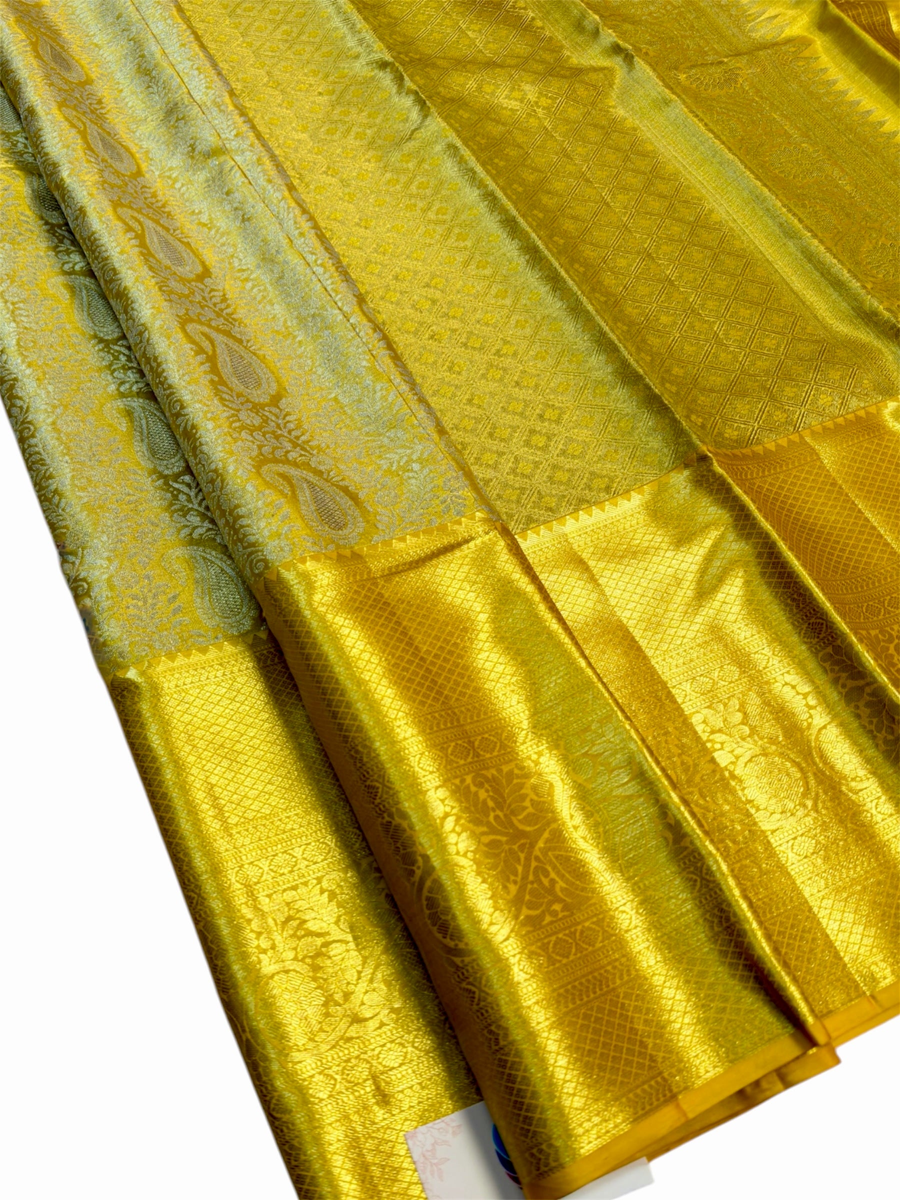 Yellow Tissue Kanjivaram