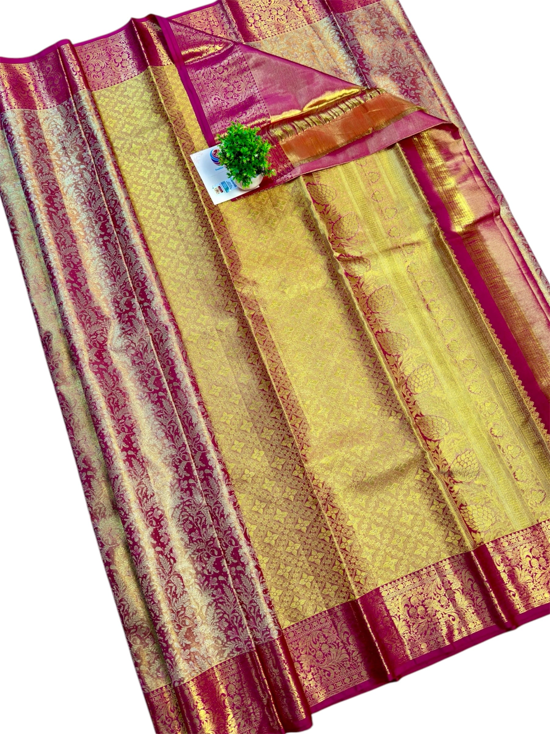 Pinkish Tissue Kanjivaram