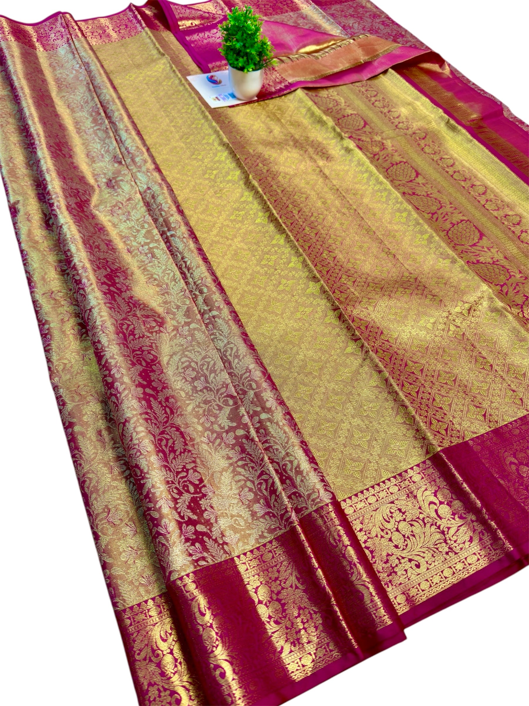 Pinkish Tissue Kanjivaram