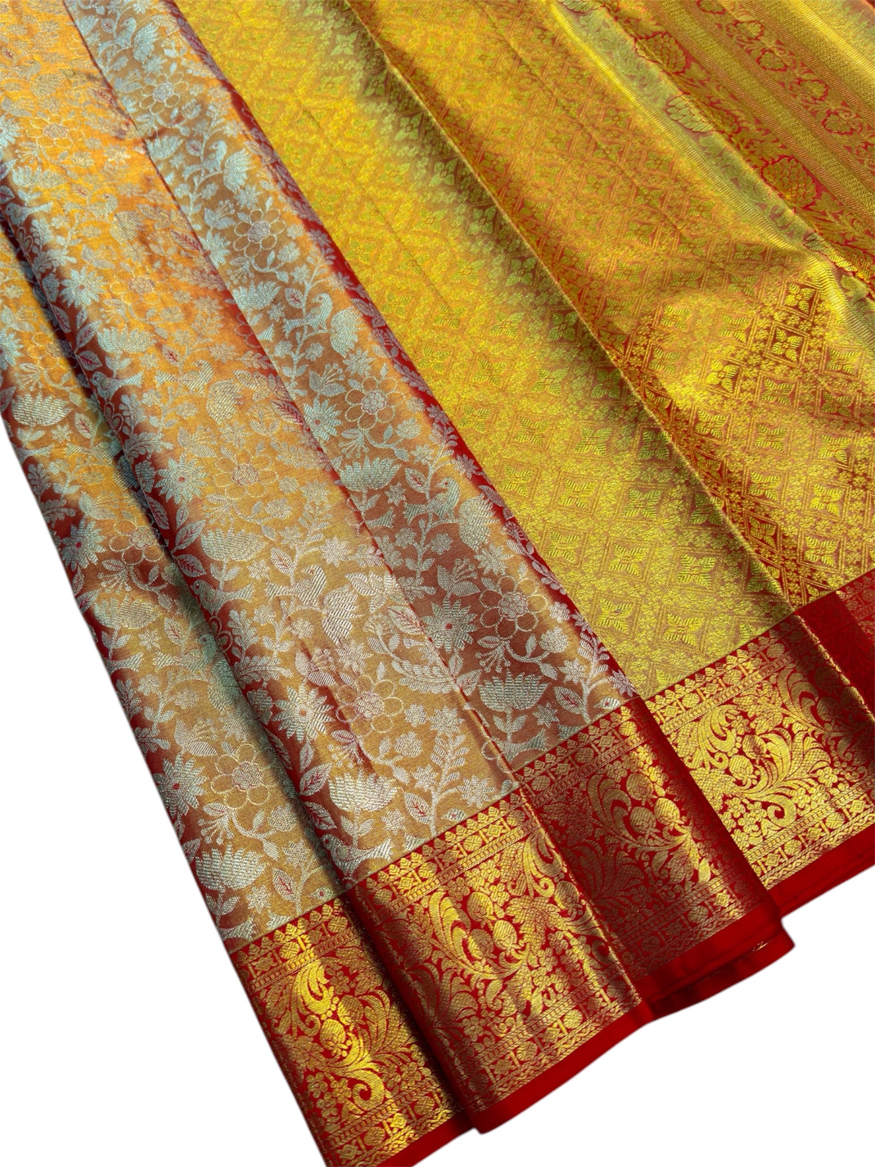 Redish Tissue Kanjivaram (Copy)